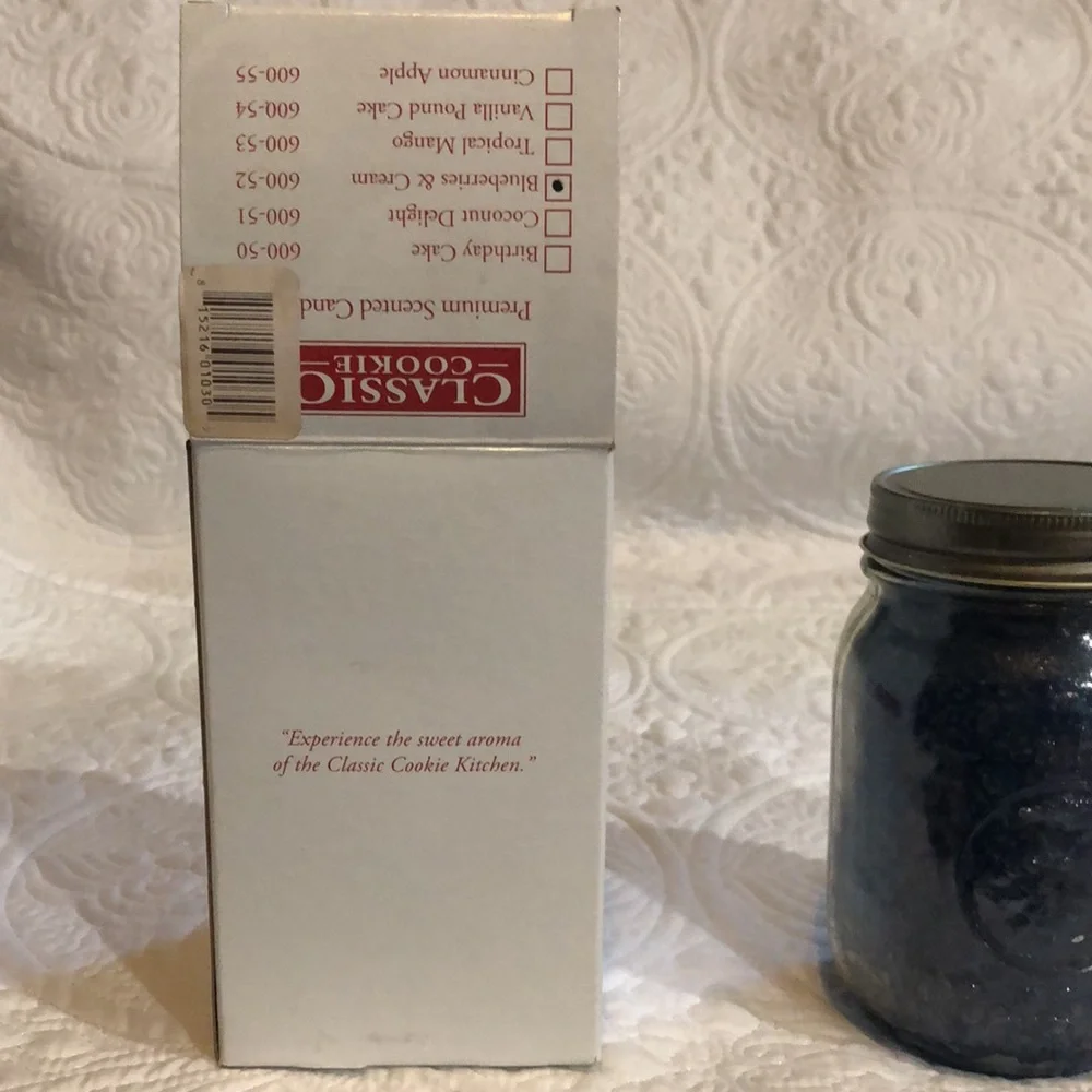 Classic Cookie‎ blueberries and cream candle, NWT